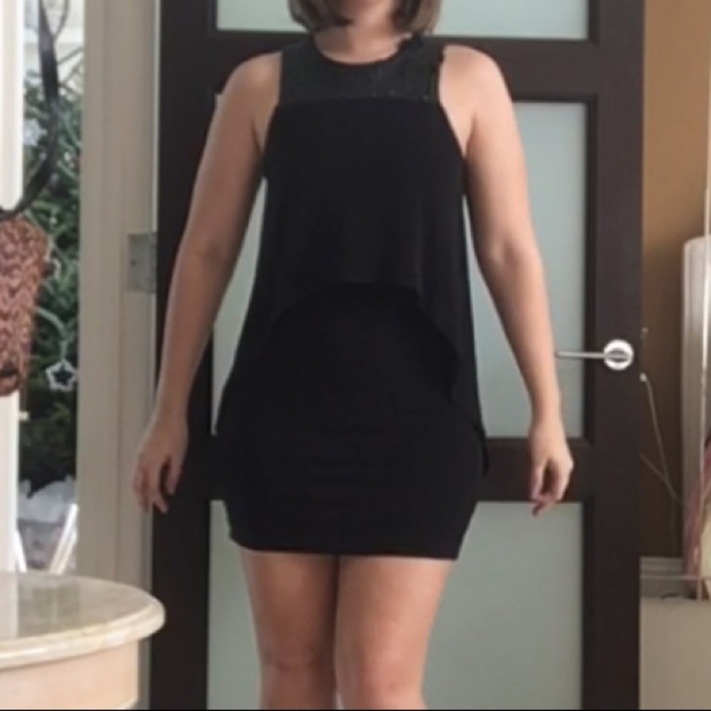Black cocktail dress BCBG
